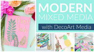 Modern Mixed Media Project Inspiration